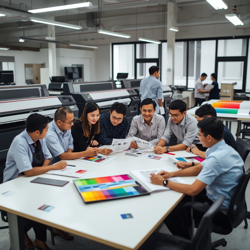 Printing features at Express Printing SI